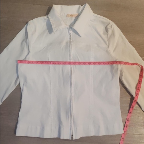 Forever 21 Cream Zip-Up Jacket - Picture 4 of 9